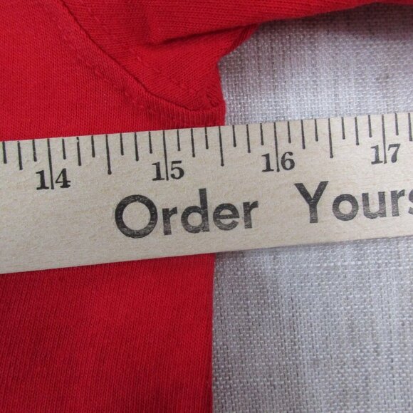 Champion Heritage T-Shirt Women's XS Red Embroidered Logo Short Sleeve Crew Neck - Picture 9 of 9